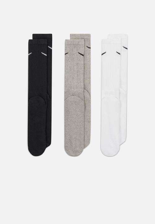 Nike - Everyday Lightweight Training Crew Socks (3 Pairs)- multi