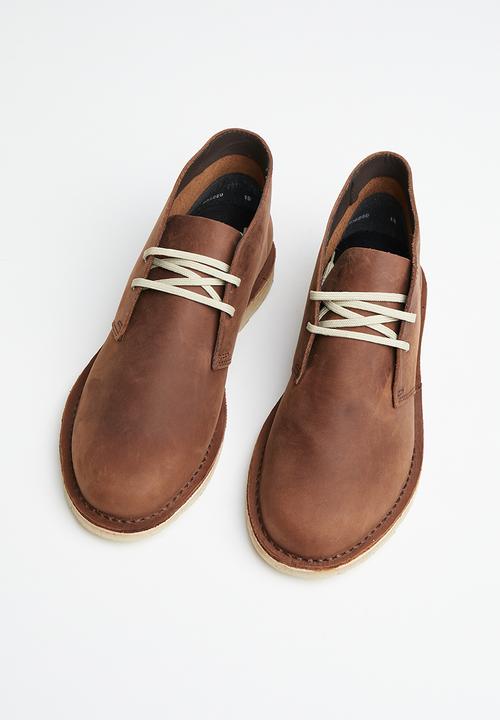 Grasshoppers - Carson leather boot - red brown