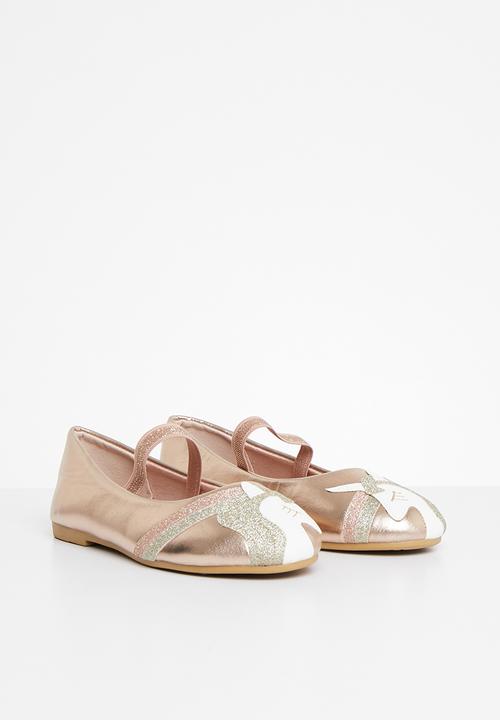 Pop Candy - Girls unicorn pump - rose gold