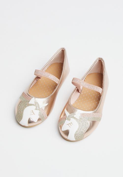 Pop Candy - Girls unicorn pump - rose gold