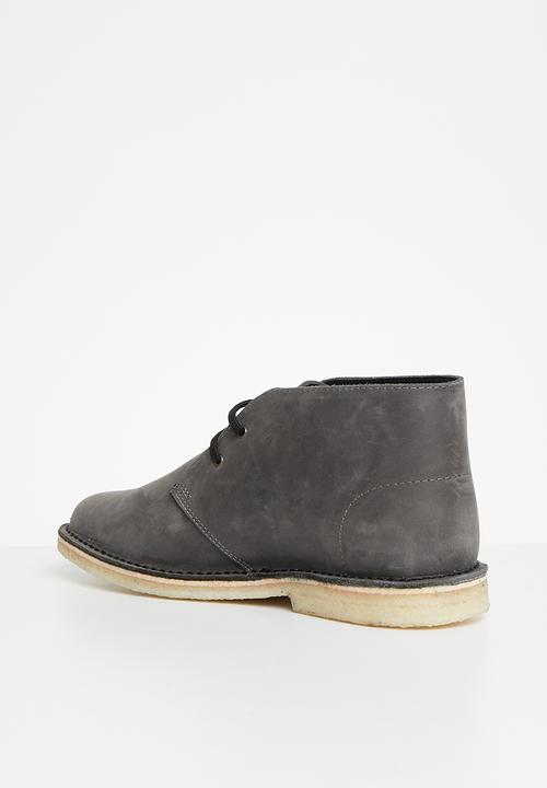 Grasshoppers - Carson leather boot - charcoal