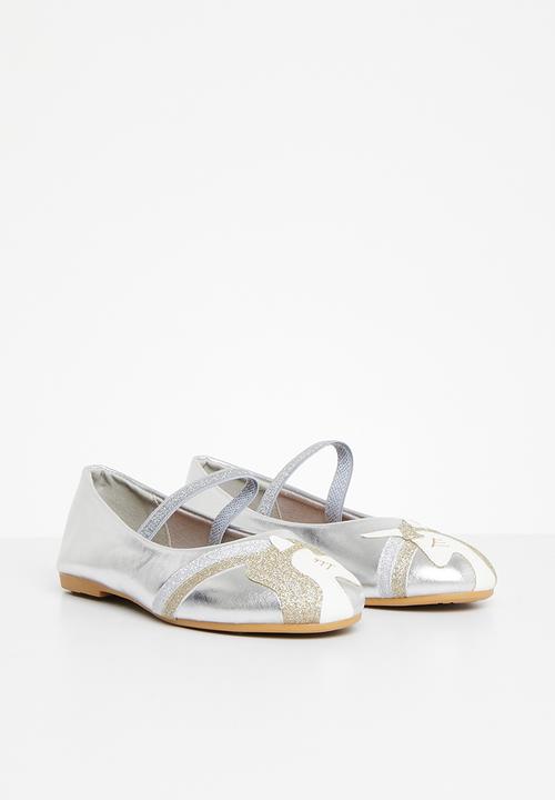 Pop Candy - Girls unicorn pump - silver