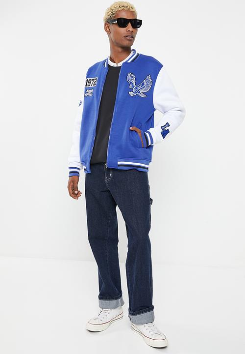 Brave Soul - Sayers sweatshirt - royal blue & white