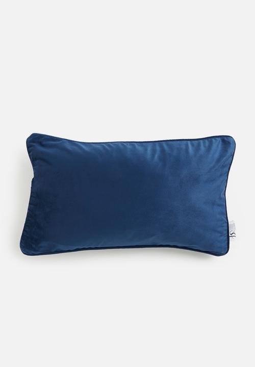 Sixth Floor - Mosi Velvet Cushion Cover - Indigo