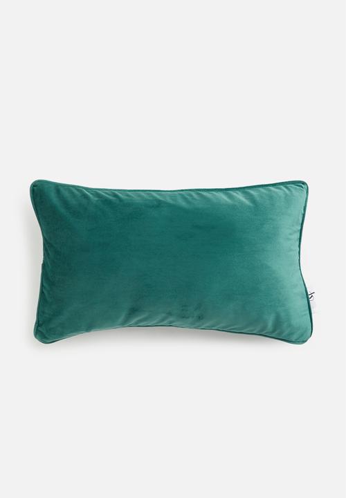 Sixth Floor - Mosi Velvet Cushion Cover - Teal