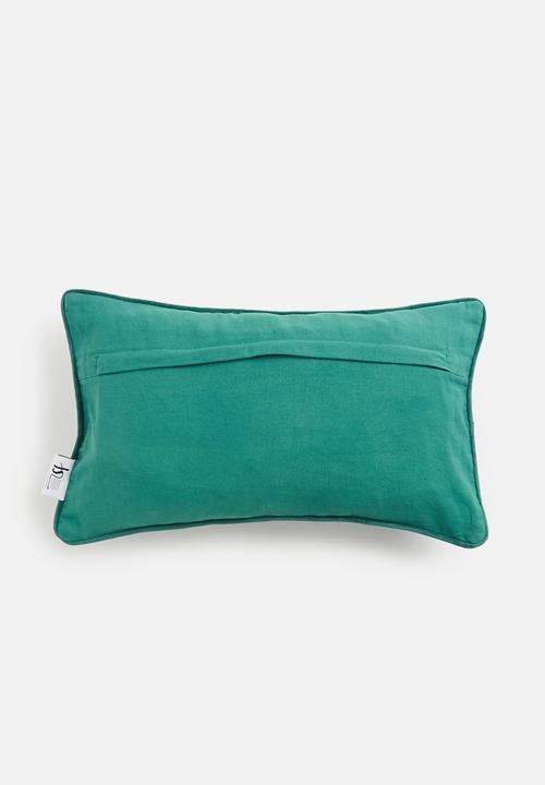Sixth Floor - Mosi Velvet Cushion Cover - Teal