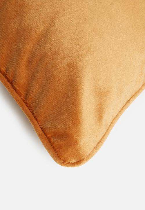 Sixth Floor - Mosi Velvet Cushion Cover - Rust