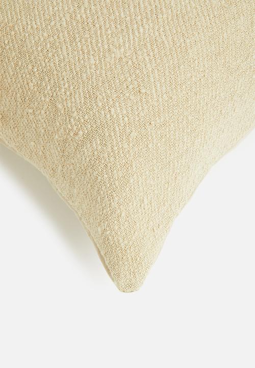 Sixth Floor - Punch cushion cover - brown rice