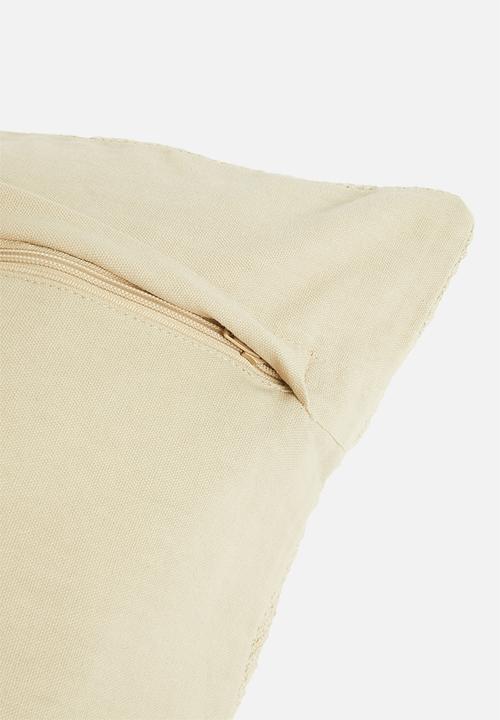 Sixth Floor - Punch cushion cover - brown rice