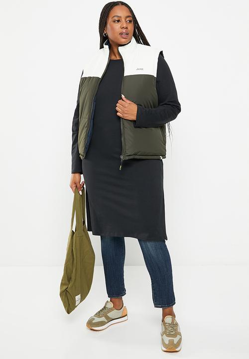JEEP - Plus long sleeve tunic - black
