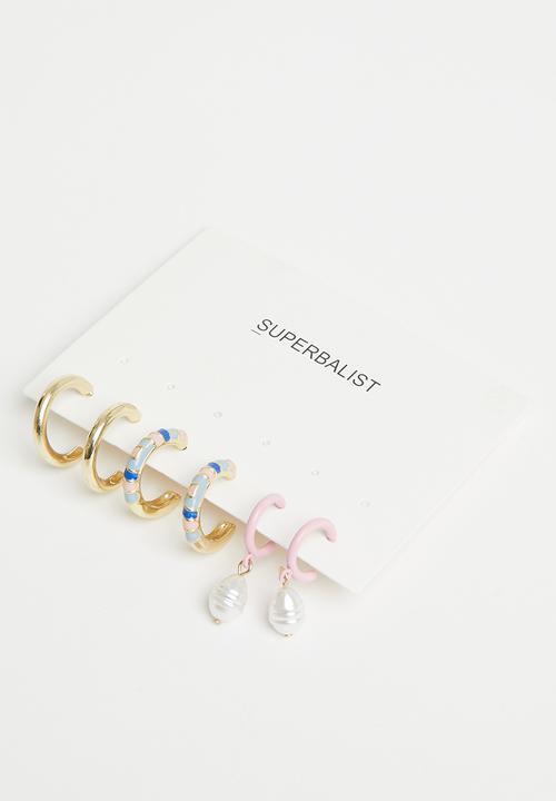 Superbalist - Briana earring pack - multi