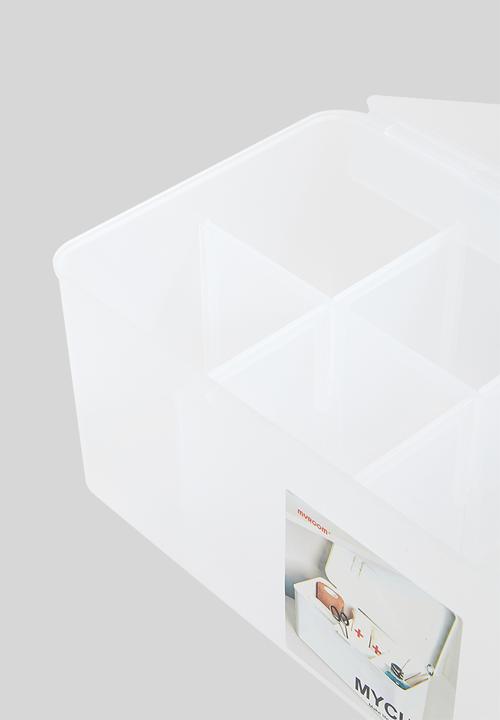 Litem - Mycube box with lid - smog