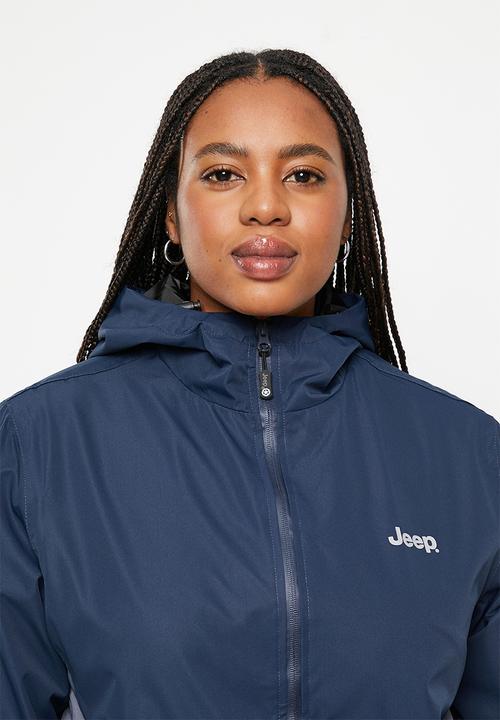 JEEP - Plus city rain jacket - blue