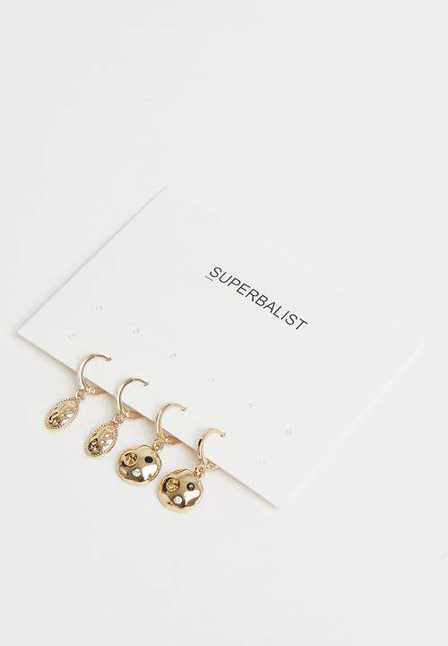 Superbalist - Arielle earring pack - gold