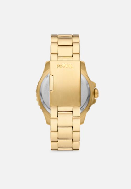 Fossil - Fossil blue - gold 