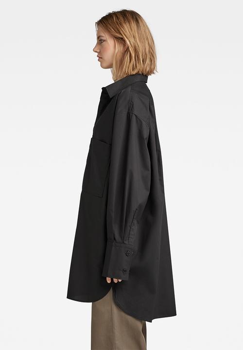 G-STAR - Oversized bf shirt - dk black