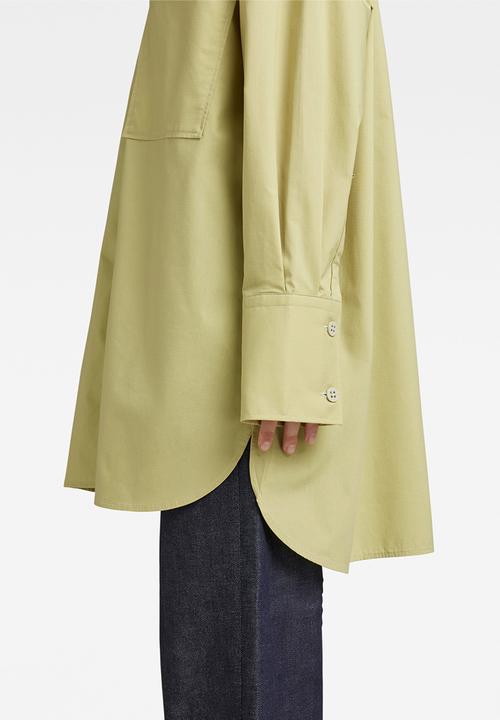 G-STAR - Oversized bf shirt - leek green
