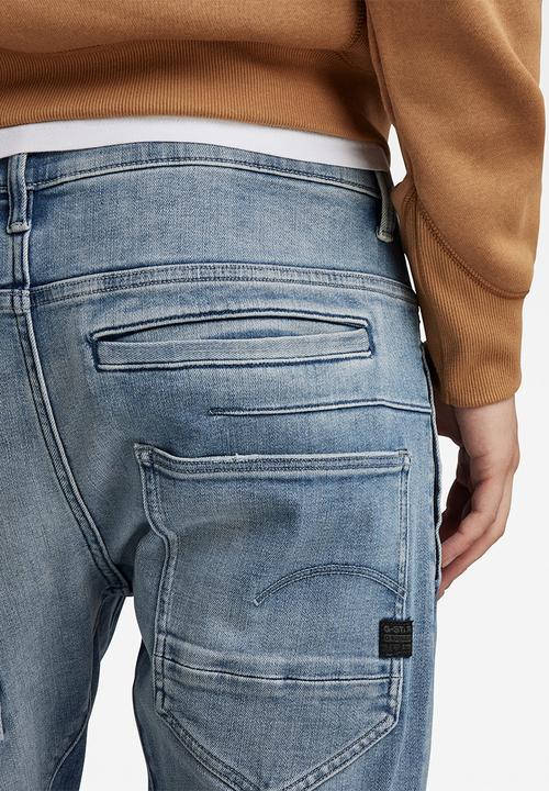 G-STAR - D-staq 3d slim heavy elto pure superstretch - sun faded niagara