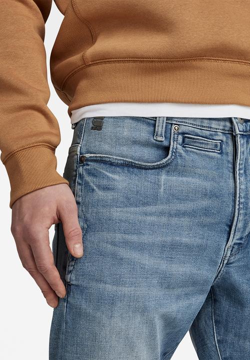 G-STAR - D-staq 3d slim heavy elto pure superstretch - sun faded niagara