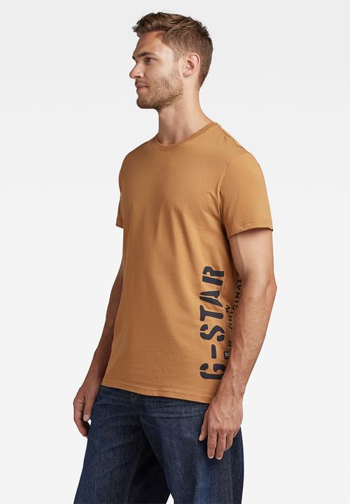 G-STAR - Side stencil r t compact jersey o - chipmunk