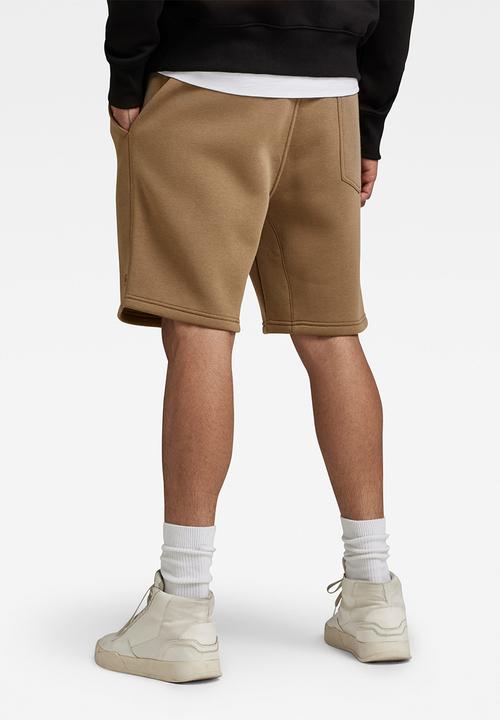 G-STAR - Premium core sw short pacior sweat r - deep walnut