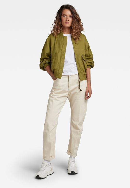 G-STAR - Everyday bomber overshirt - avocado