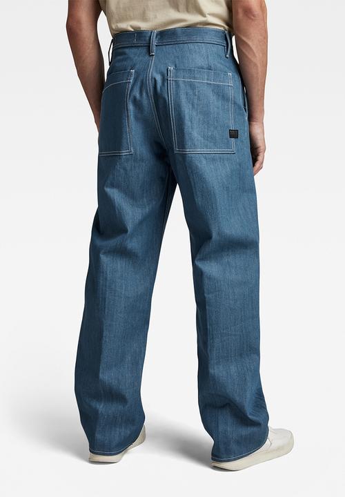 G-STAR - Modson straight chino quasar seagreen denim - raw denim