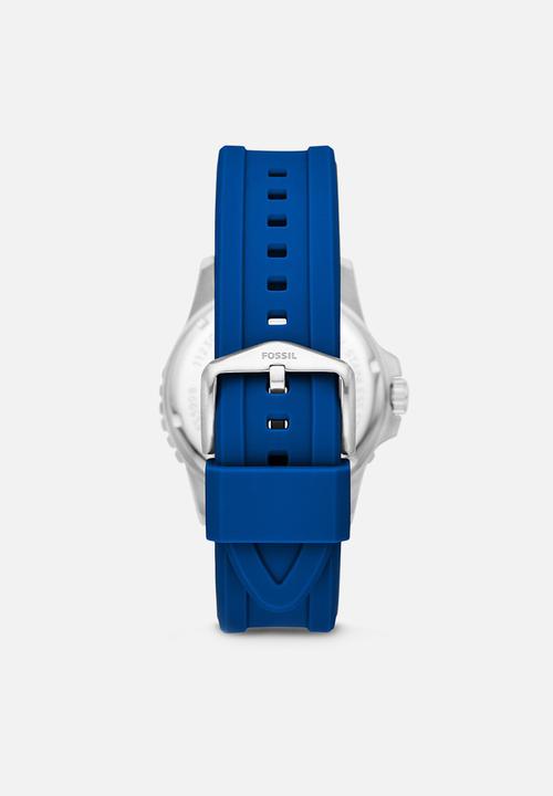Fossil - Fossil blue - sliver/blue 