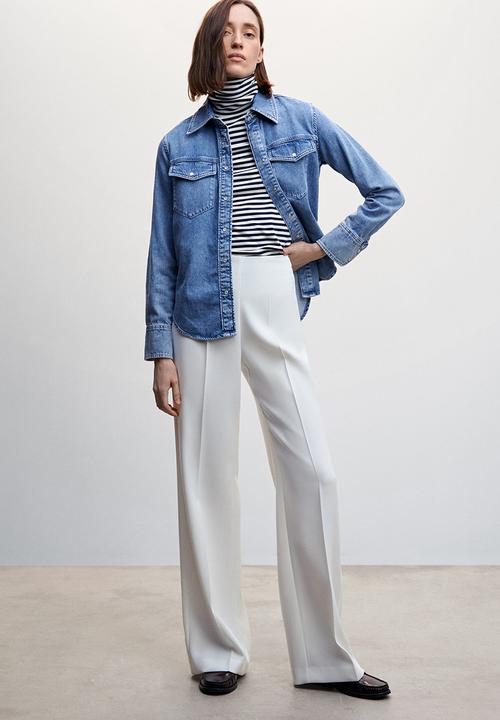 MANGO - Trousers palachin - light beige
