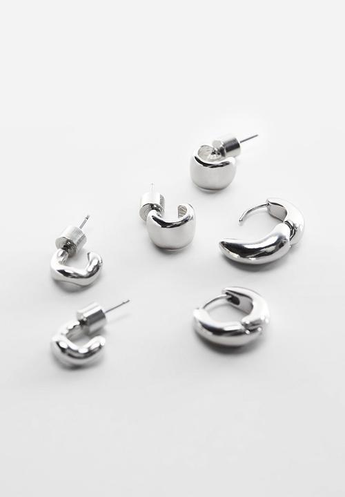MANGO - Earrings tessa - silver