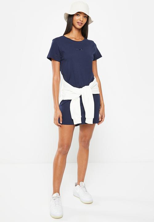 FILA - Cavalli short sleeve T-shirt dress - peacoat