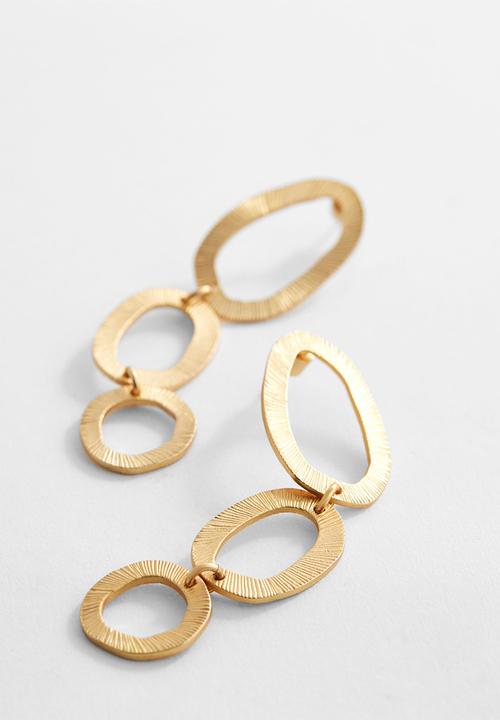 MANGO - Earrings peggy - gold