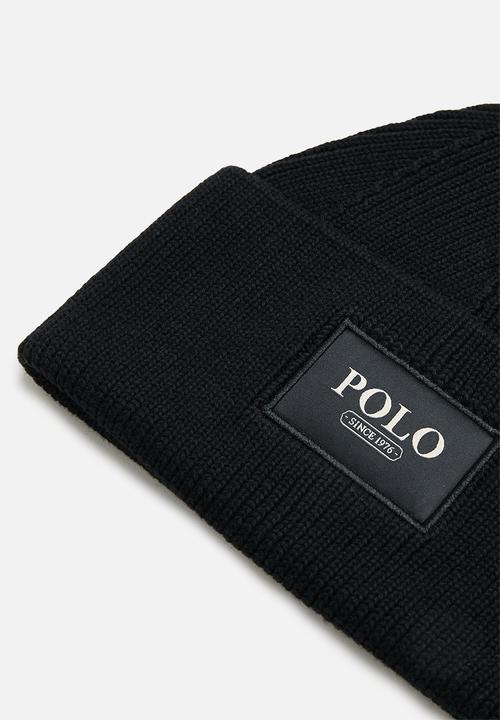 POLO - Wide cuff beanie - black 