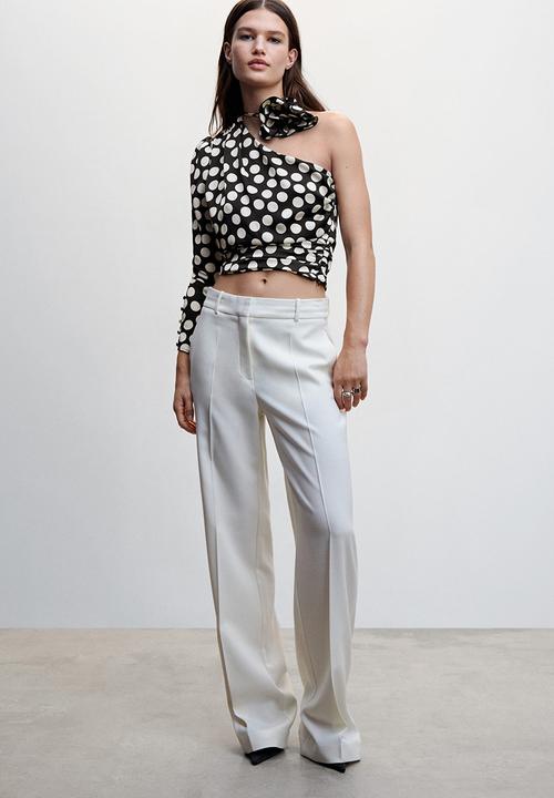 MANGO - Blouse circle - natural