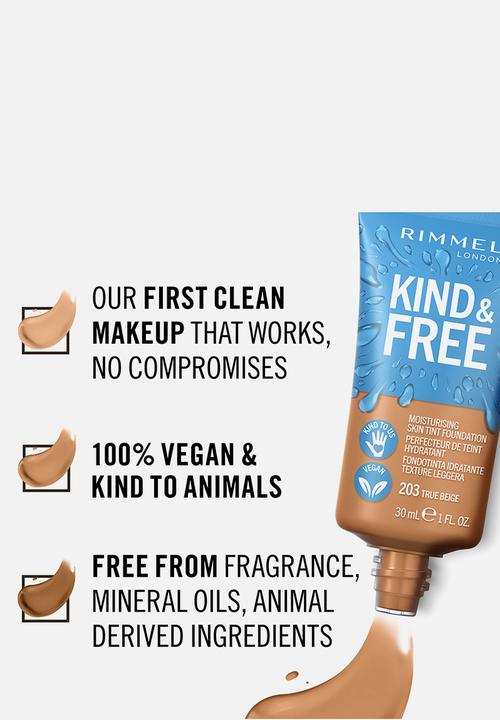 Rimmel - Kind & Free Foundation - 203 True Beige