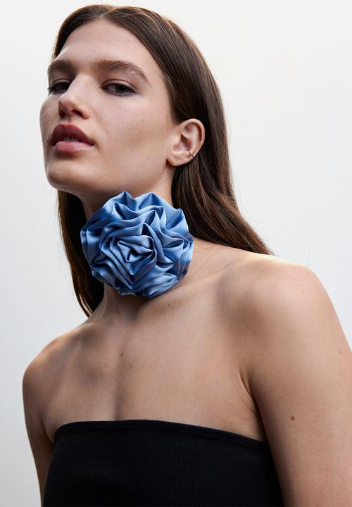MANGO - Neck scarf mimi - blue