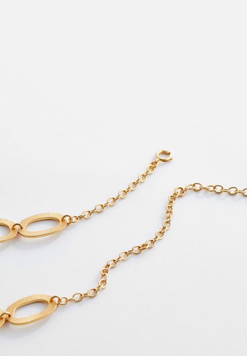 MANGO - Necklace petra - gold