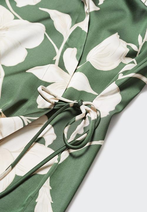 MANGO - Shirt grass - green