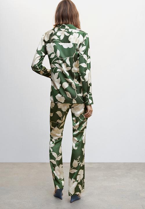 MANGO - Shirt grass - green