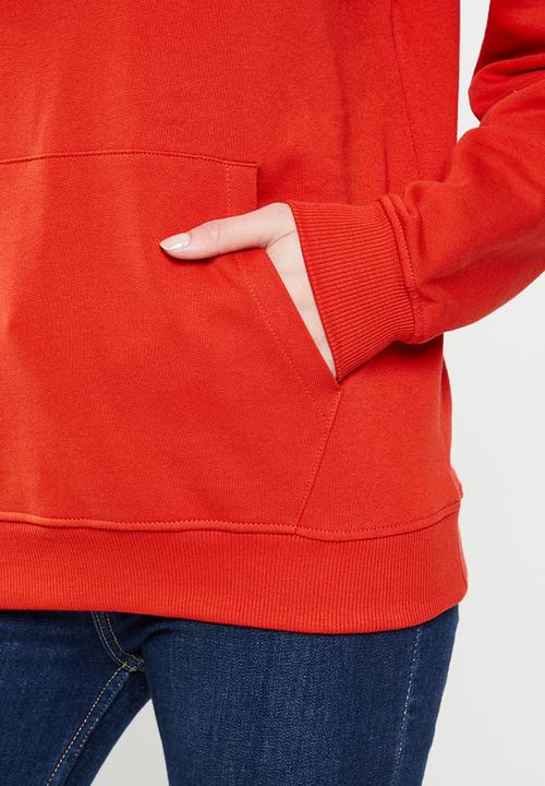 POLO - Wmn pony long sleeve hoodie - red