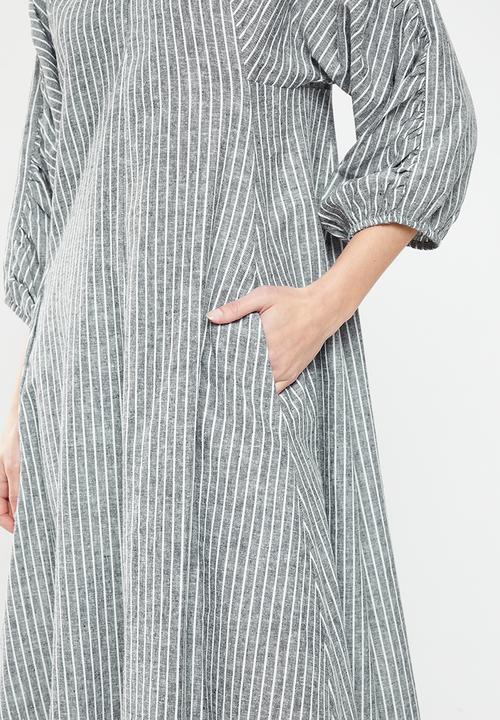 AMANDA LAIRD CHERRY - Lydiana dress - white & black