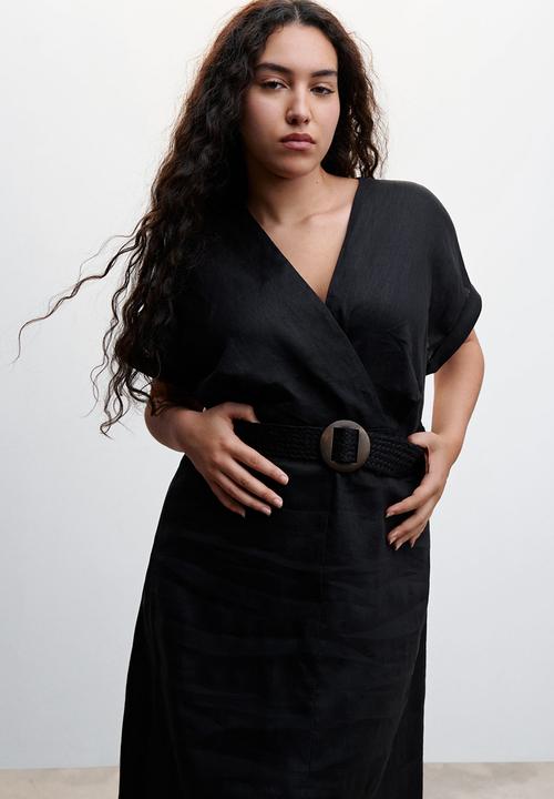 MANGO - Plus dress amore - black