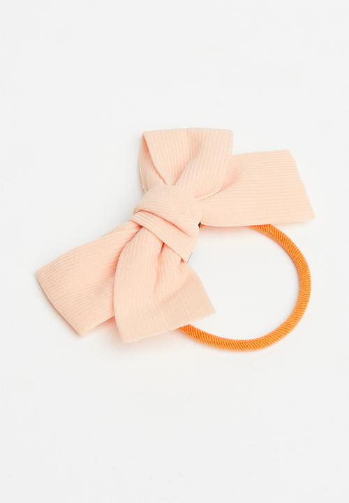 Pop Candy - Bow hair ties - orange