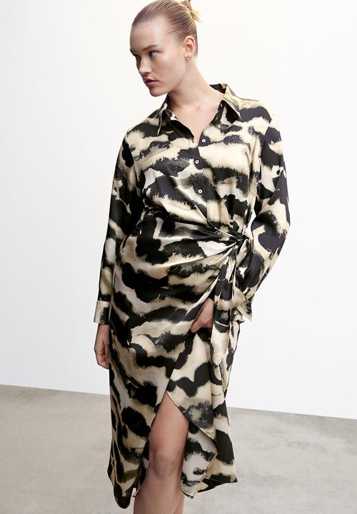 MANGO - Plus dress camila - black