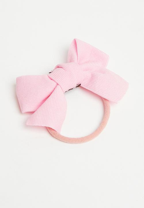 Pop Candy - Bow hair ties - pink
