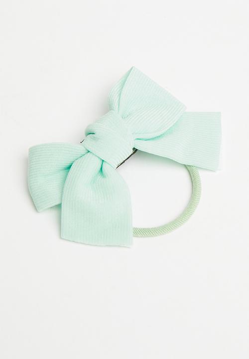 Pop Candy - Bow hair ties - green