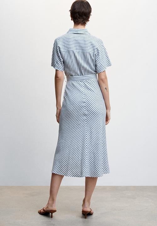 MANGO - Dress patty - white