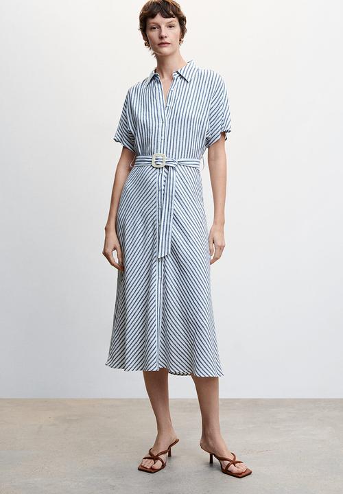 MANGO - Dress patty - white