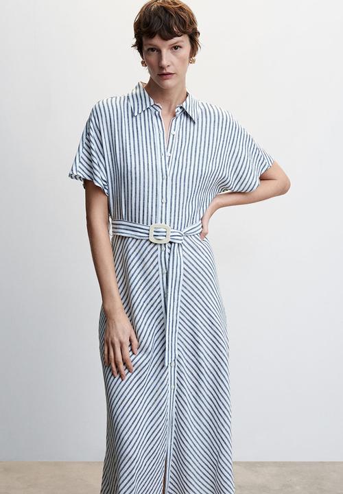MANGO - Dress patty - white