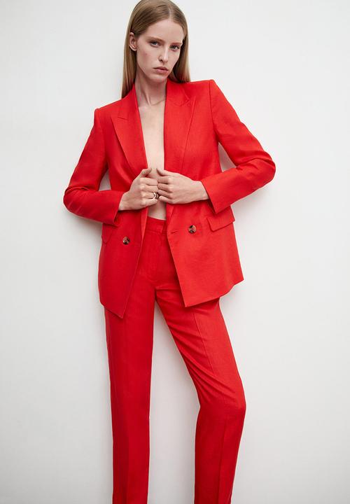 MANGO - Blazer tempoli - red